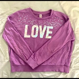 4 for $20 Sale! 🎉 Justice Love Sweatshirt
